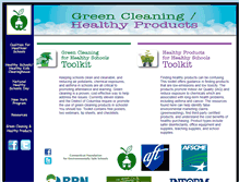 Tablet Screenshot of cleaningforhealthyschools.org